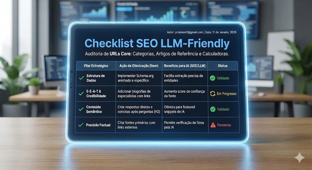 Checklist SEO LLM-Friendly