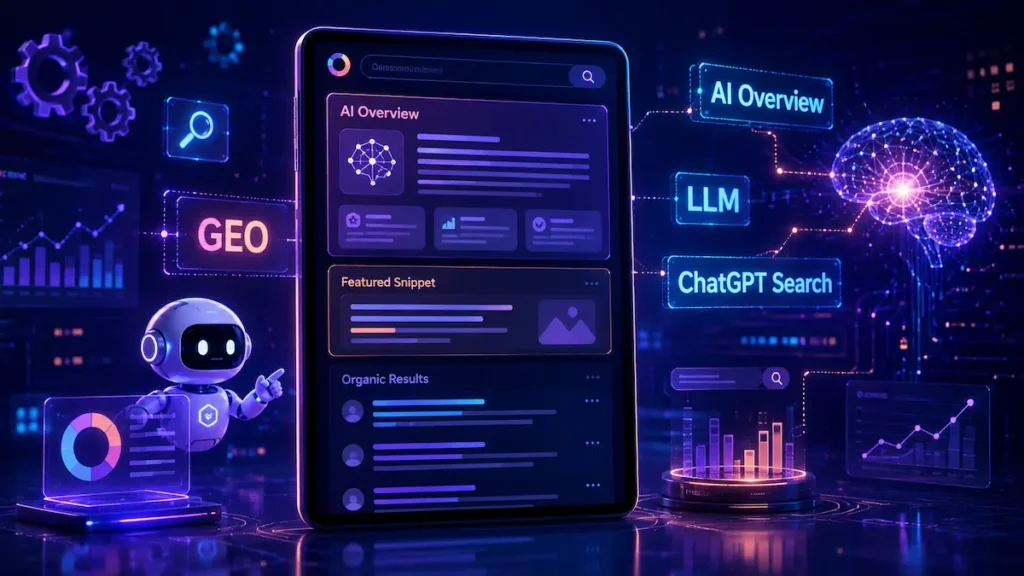 dashboard de SEO